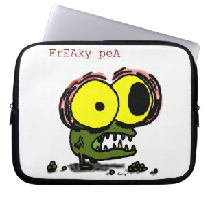 Freaky Pea Laptop sleeve