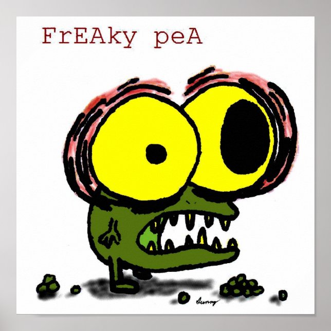 Freaky Pea Poster (Framsidan)