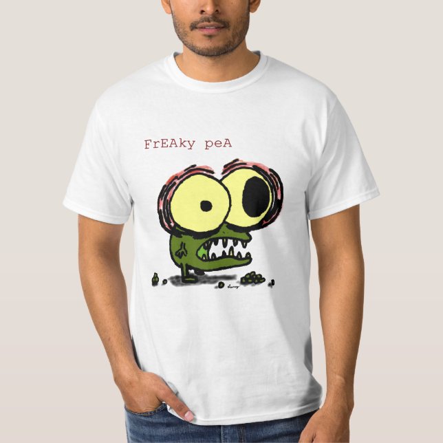 Freaky Pea Shirts T Shirt (Framsida)