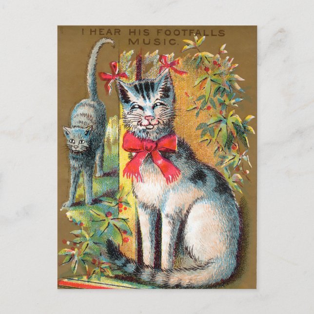 Frears Cat Trade Card nr 1 (av 6) Vykort (Framsida)