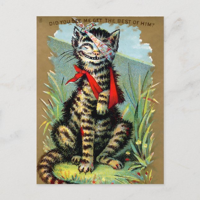 Frears Cat Trade Card nr 6 (av 6) Vykort (Framsida)