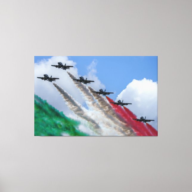 Frecce Tricolori Canvastryck (Framsida)