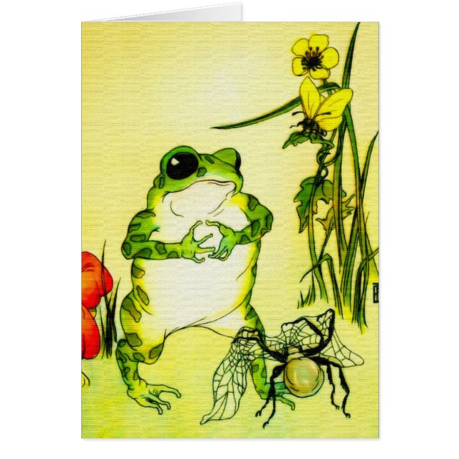 Freckle Frog Hälsningskort (Framsidan)