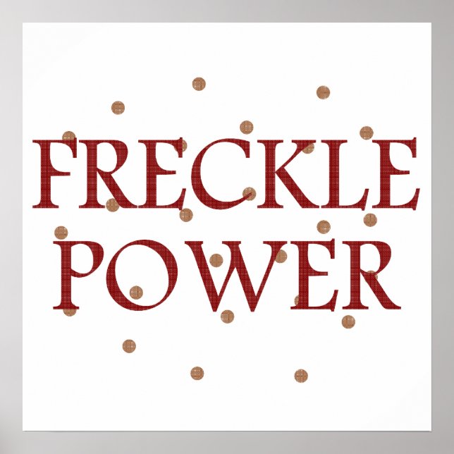 Freckle Power Poster (Framsidan)
