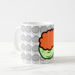 Freckled gingerunge (lustig tecknad som sketch) v3 kaffemugg