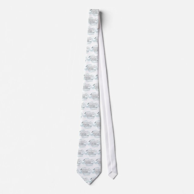 Fred amoebaen - en SmartTeePants vetenskapsdikt Slips (Framsida)