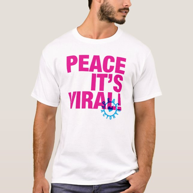 Fred är det den virus- T-tröja Tee (Framsida)