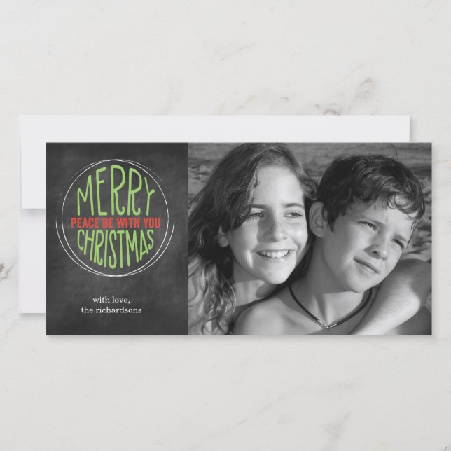 Fred är med dig julkort (Framsida)