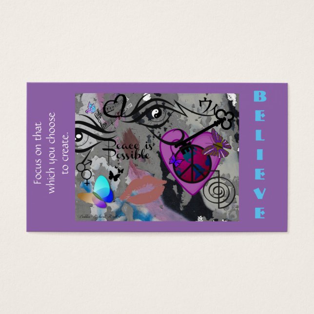 Fred är möjlig design visitkort (Framsidan)