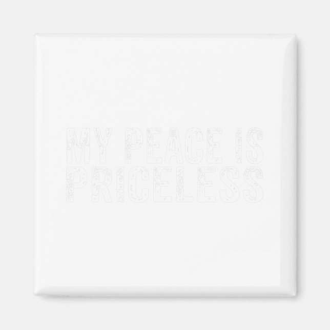 Fred är ovärderlig psykisk hälsomedvetenhet och sj magnet (Framsidan)