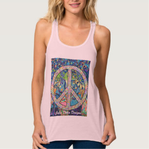 Fred av naturRacerback tanktop Linne Med Racerback
