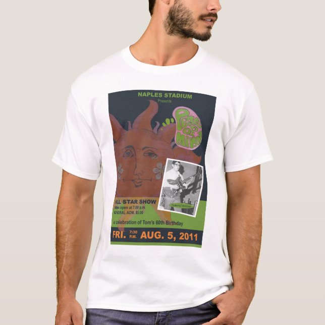 Fred av varar besvärad födelsedagskjortan - vuxen tee shirt (Framsida)