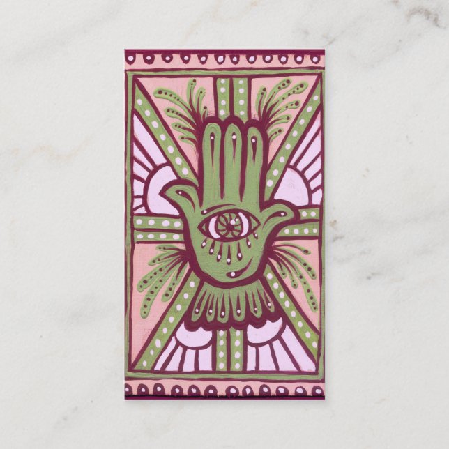 Fred & belåtenhet visitkort (Framsida)