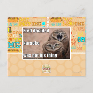 Fred beslutade vykort