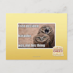 Fred beslutade vykort
