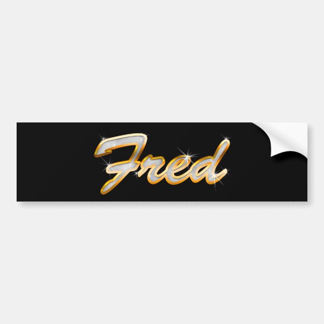 Fred Bling Bildekal (Framsidan)