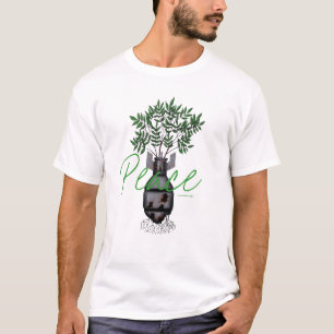 Fred bombarderar anti-krig kall t-skjorta design t shirt