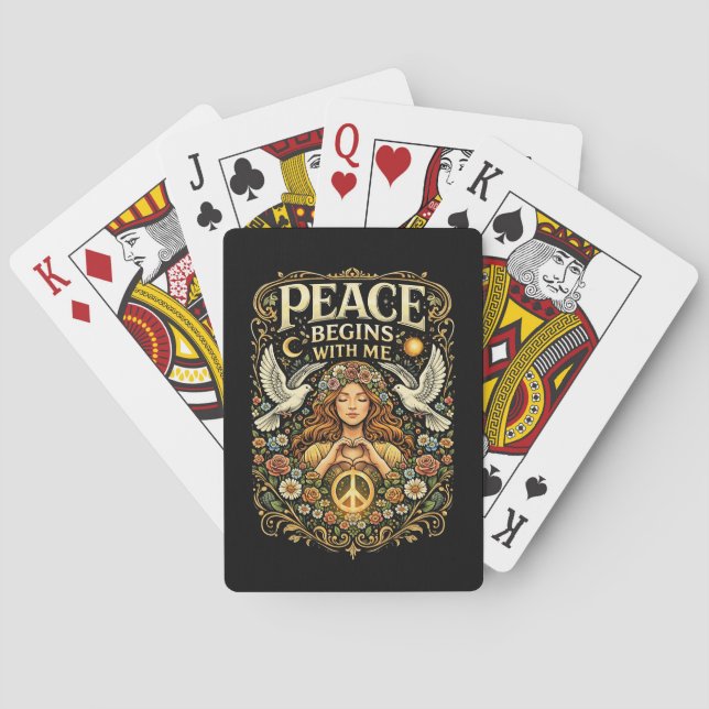 Fred börjar inom oss casinokort (Baksidan)