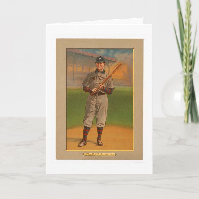 Fred Clarke Pirater Baseball 1911 Kort (Framsida)