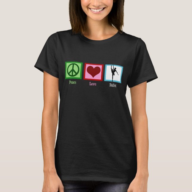Fred Dans Balett Söt Balettdansare T Shirt (Framsida)