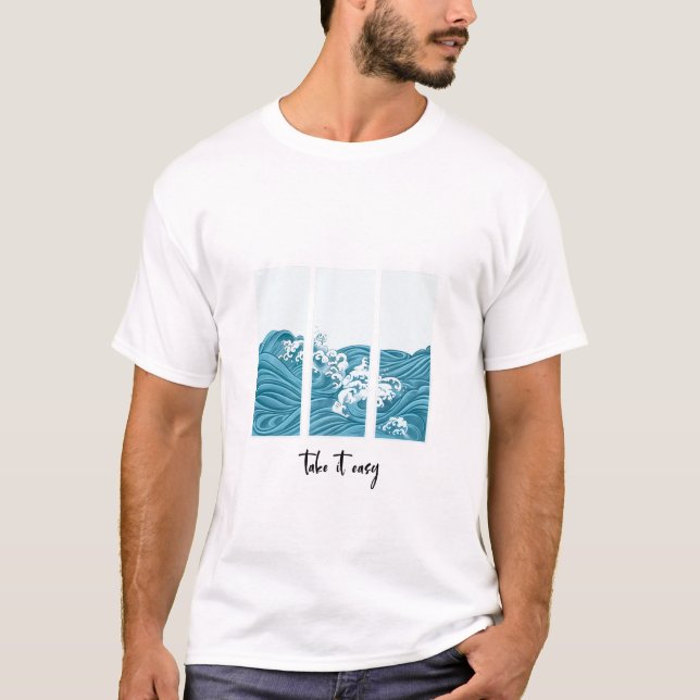 FRED – Distressed fetstil med duvsymbol T Shirt (Framsida)