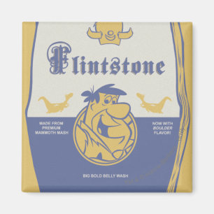 Fred Flintston tvättar den stora djärva buken Magnet
