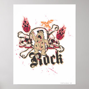 Fred Flintstone Sten Poster