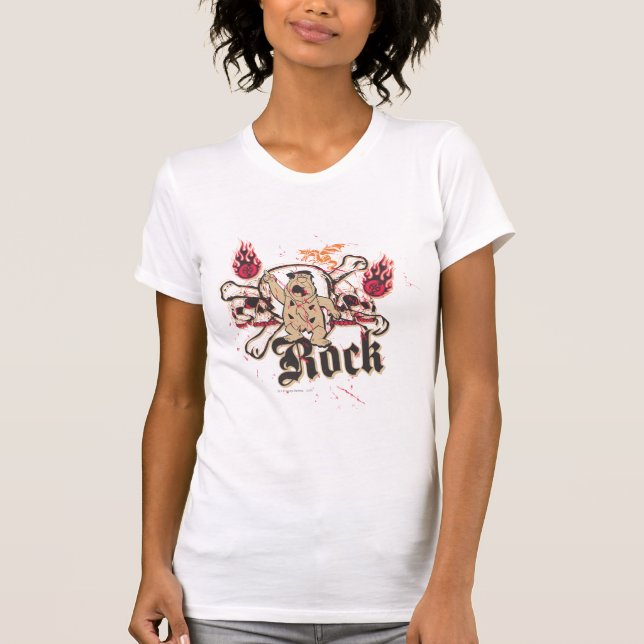 Fred Flintstone Sten Tee Shirt (Framsida)