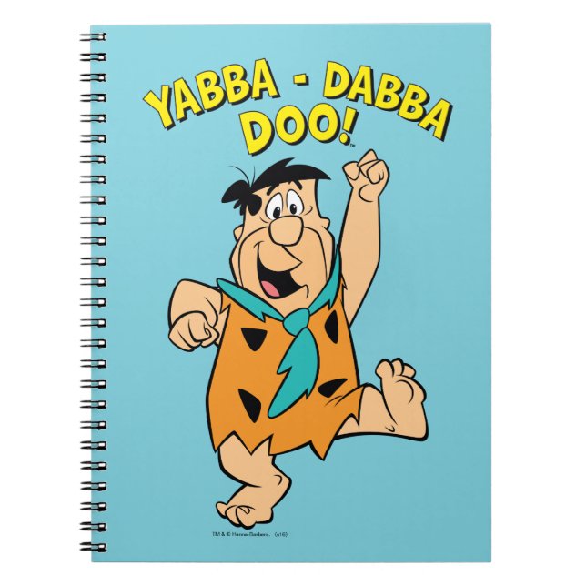 Fred Flintstone Yabba-Dabba Doo! Anteckningsbok (Framsidan)