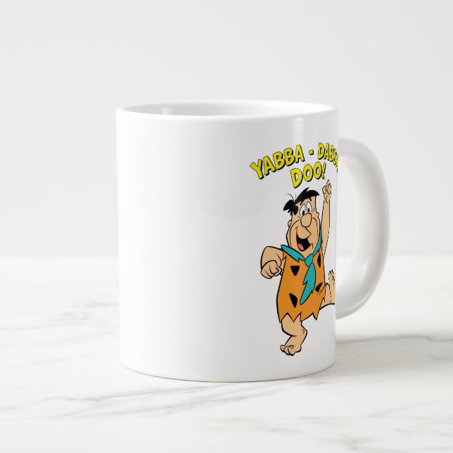 Fred Flintstone Yabba-Dabba Doo! Jumbo Mugg (Framsida höger)
