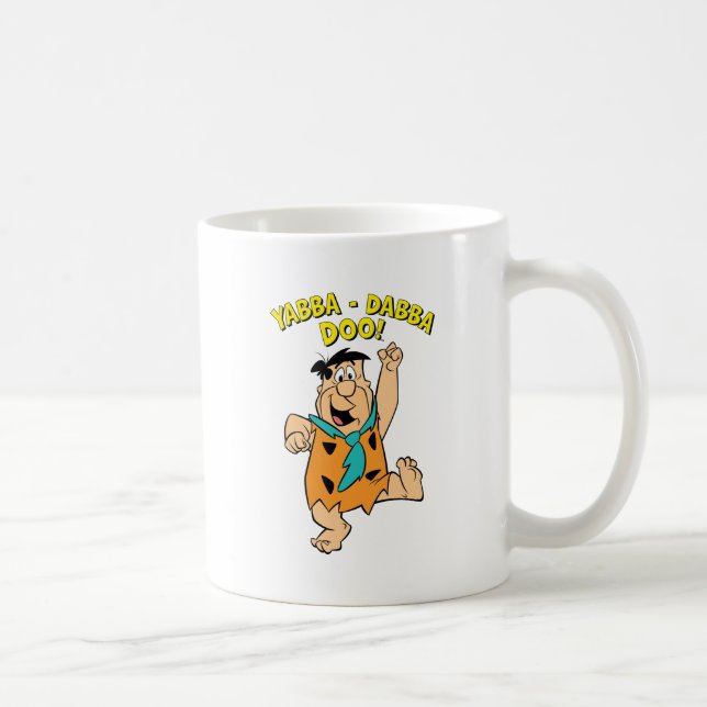 Fred Flintstone Yabba-Dabba Doo! Kaffemugg (Höger)