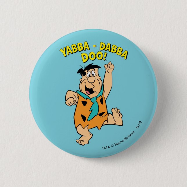 Fred Flintstone Yabba-Dabba Doo! Knapp (Framsida)
