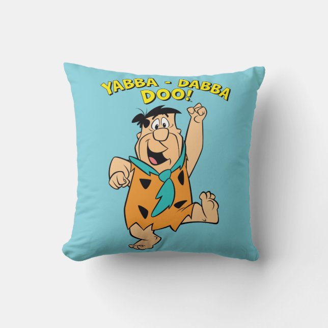 Fred Flintstone Yabba-Dabba Doo! Kudde (Framsida)