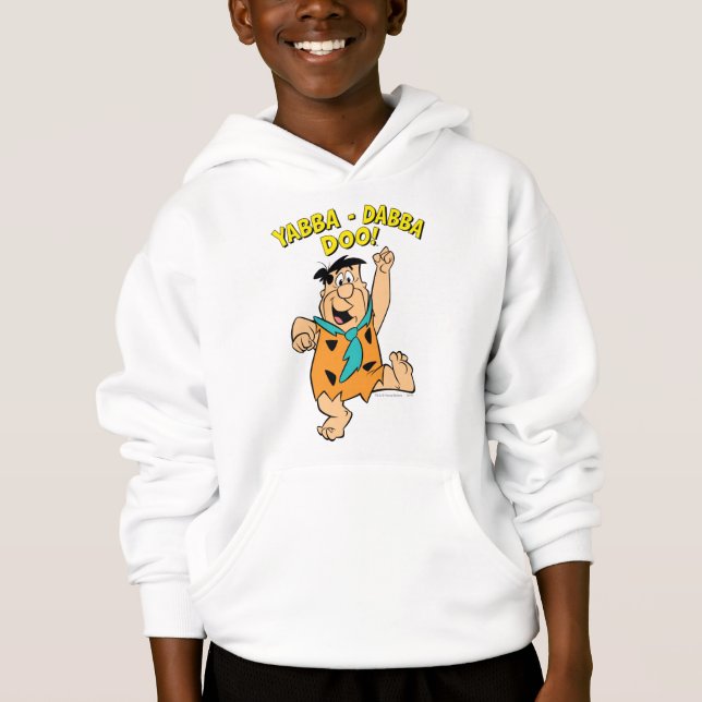 Fred Flintstone Yabba-Dabba Doo! Tee Shirt (Framsida)