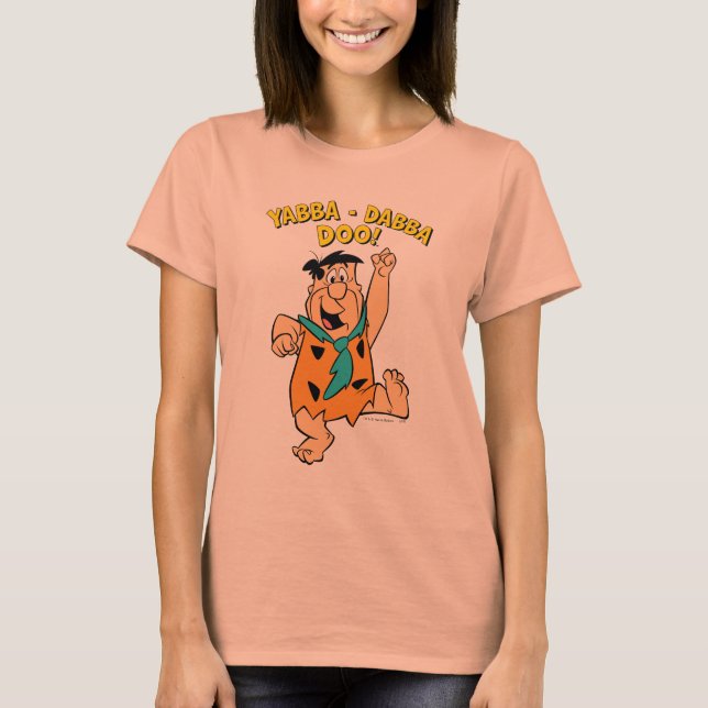 Fred Flintstone Yabba-Dabba Doo! Tröja (Framsida)