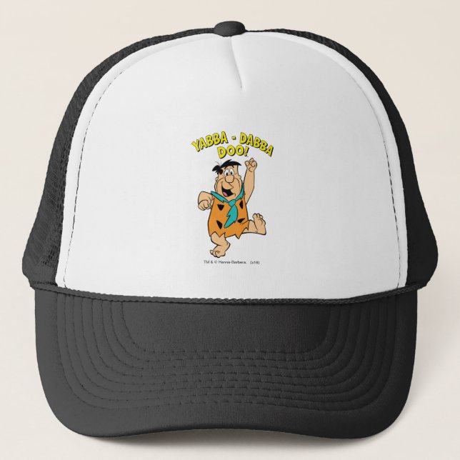 Fred Flintstone Yabba-Dabba Doo! Truckerkeps (Framsida)