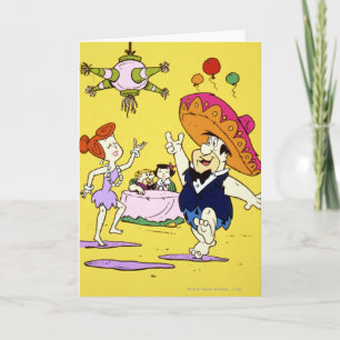 Fred FlintstoneWilma gräl och Betty Fiesta Kort