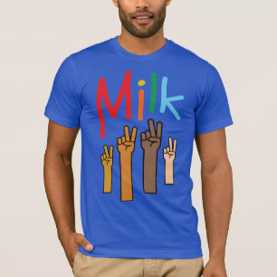 Fred för all T-Shirt (Vuxen normal passning, blå