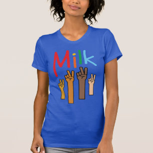 Fred för all T-Shirt (Vuxen Slim Fit, Blue)