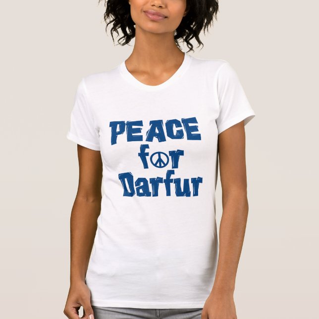 Fred för Darfur 2 Tee (Framsida)