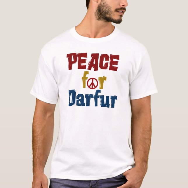 Fred för Darfur 5 Tee Shirt (Framsida)