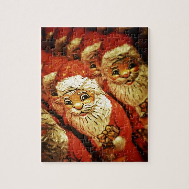 Fred för glädje för Santa jul kryddar glad Jolly Pussel (Vertikal)