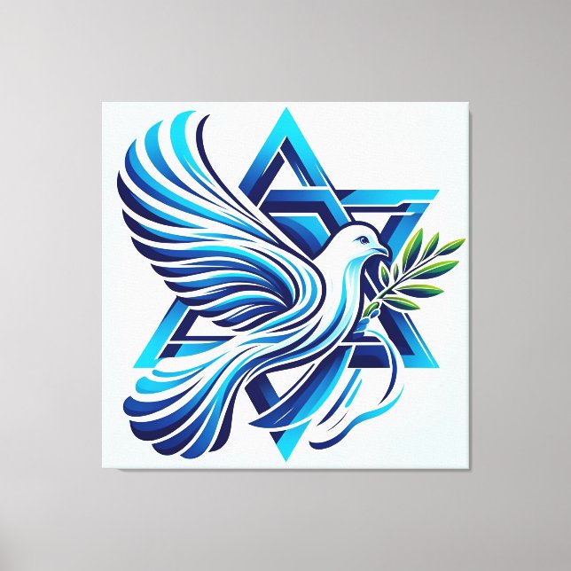 Fred för Israel Canvastryck (Framsida)