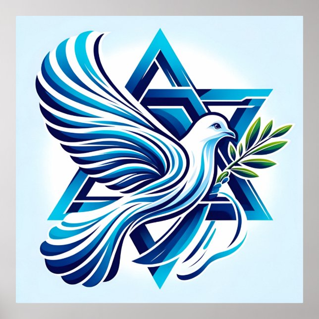 Fred för Israel Poster (Framsidan)