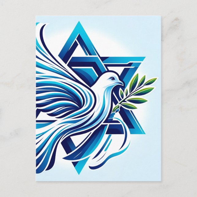 Fred för Israel Vykort (Framsida)