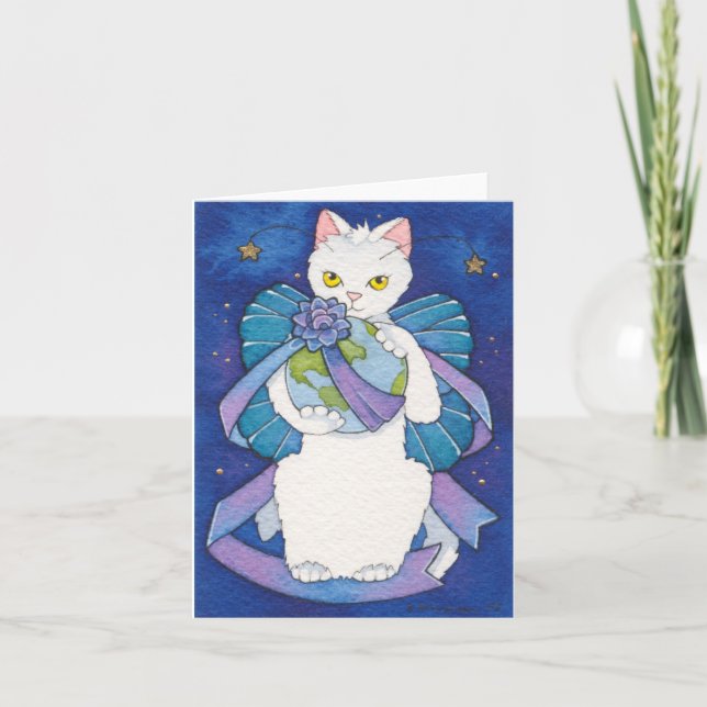 Fred för julnotecard helgkort (Framsida)