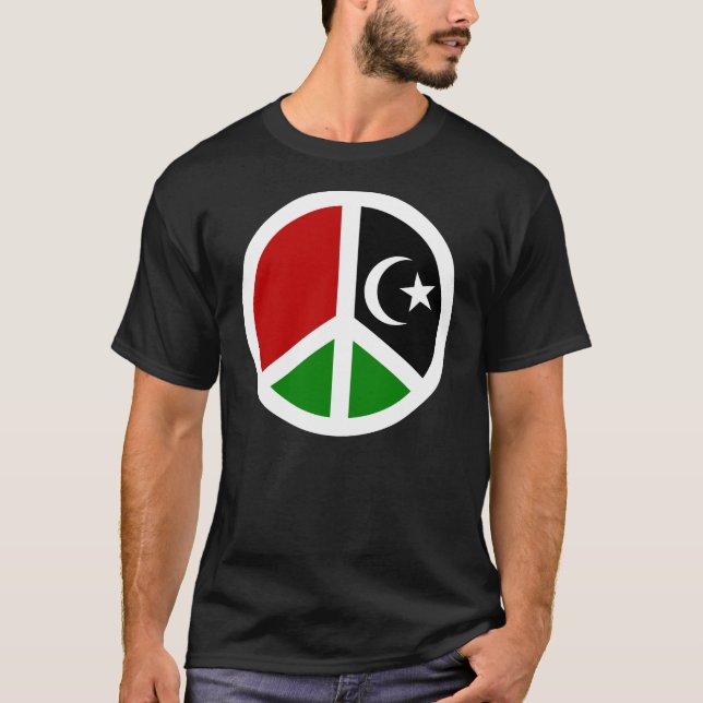 Fred för Libyen T-shirt (Framsida)