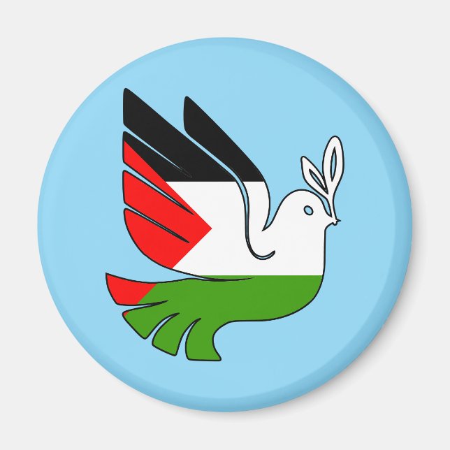 Fred för Palestina Magnet (Framsidan)