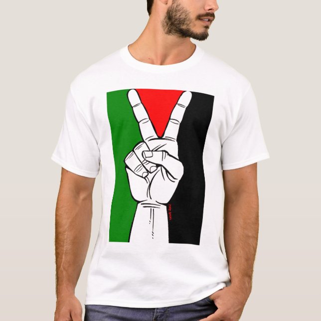 Fred för palestine tee (Framsida)