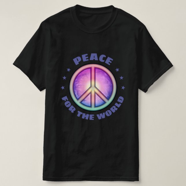 Fred för ☮ t shirt (Design framsida)